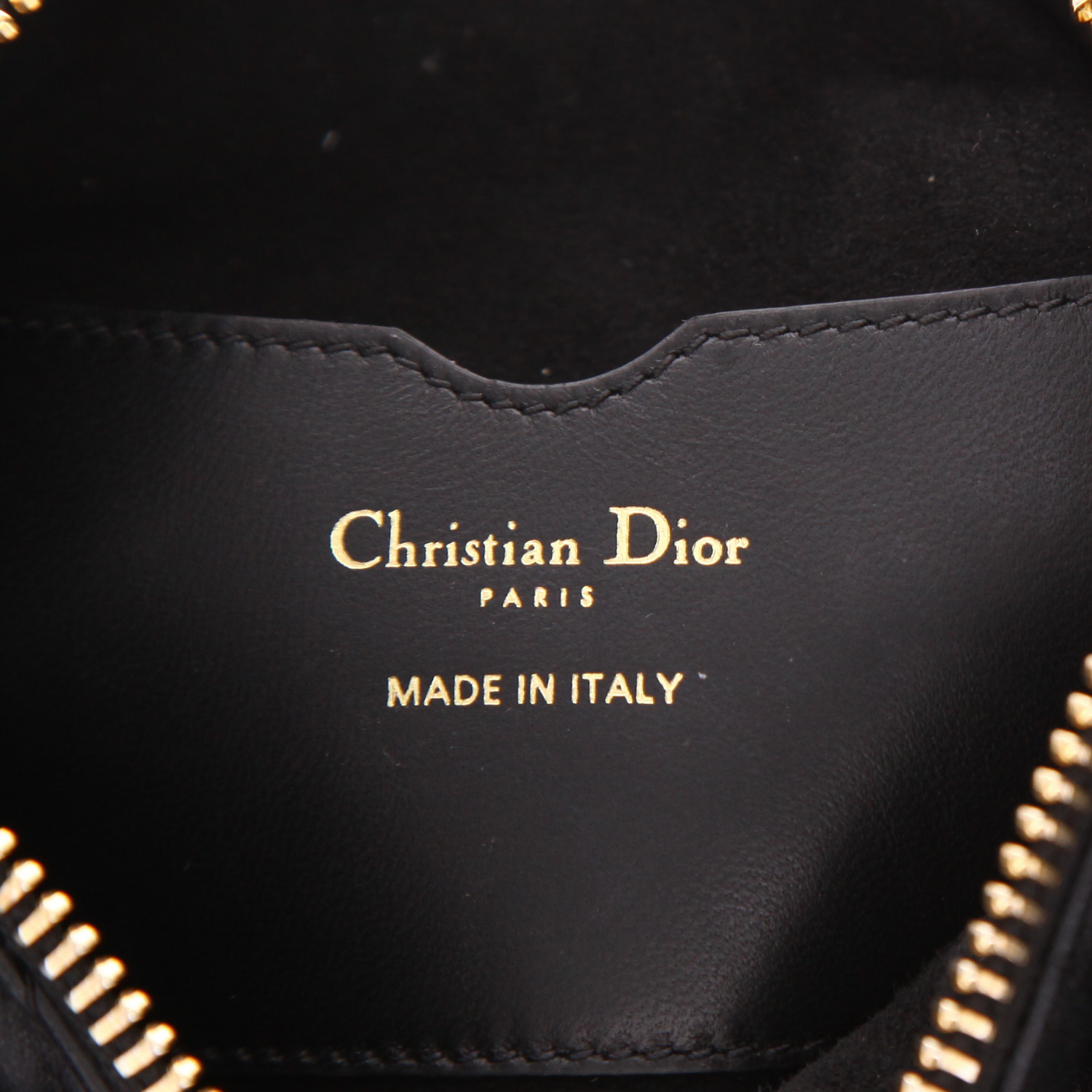 Dior  Vibe Hobo handbag  in black leather cannage  and white leather - Detail D2