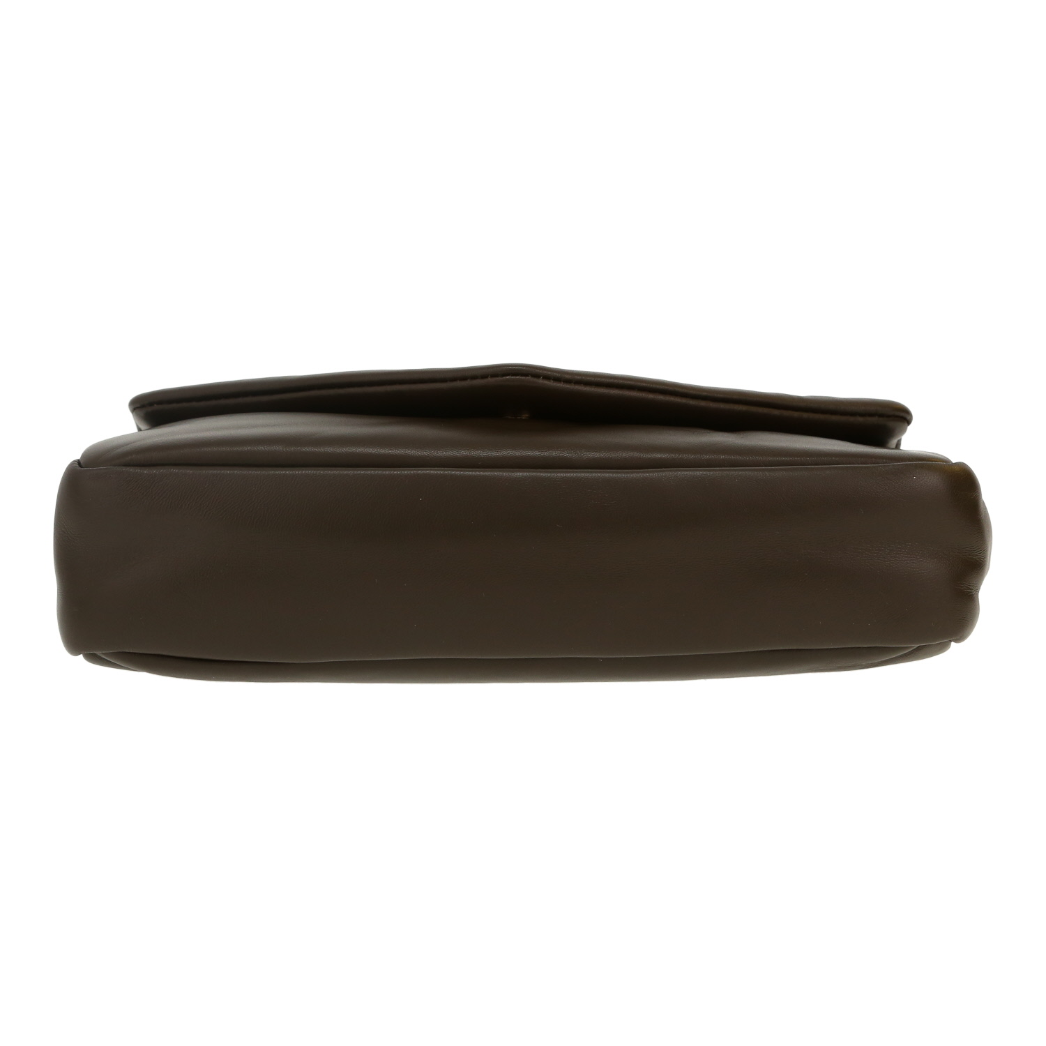 Saint Laurent  Calypso small model  handbag  in khaki leather - Detail D1