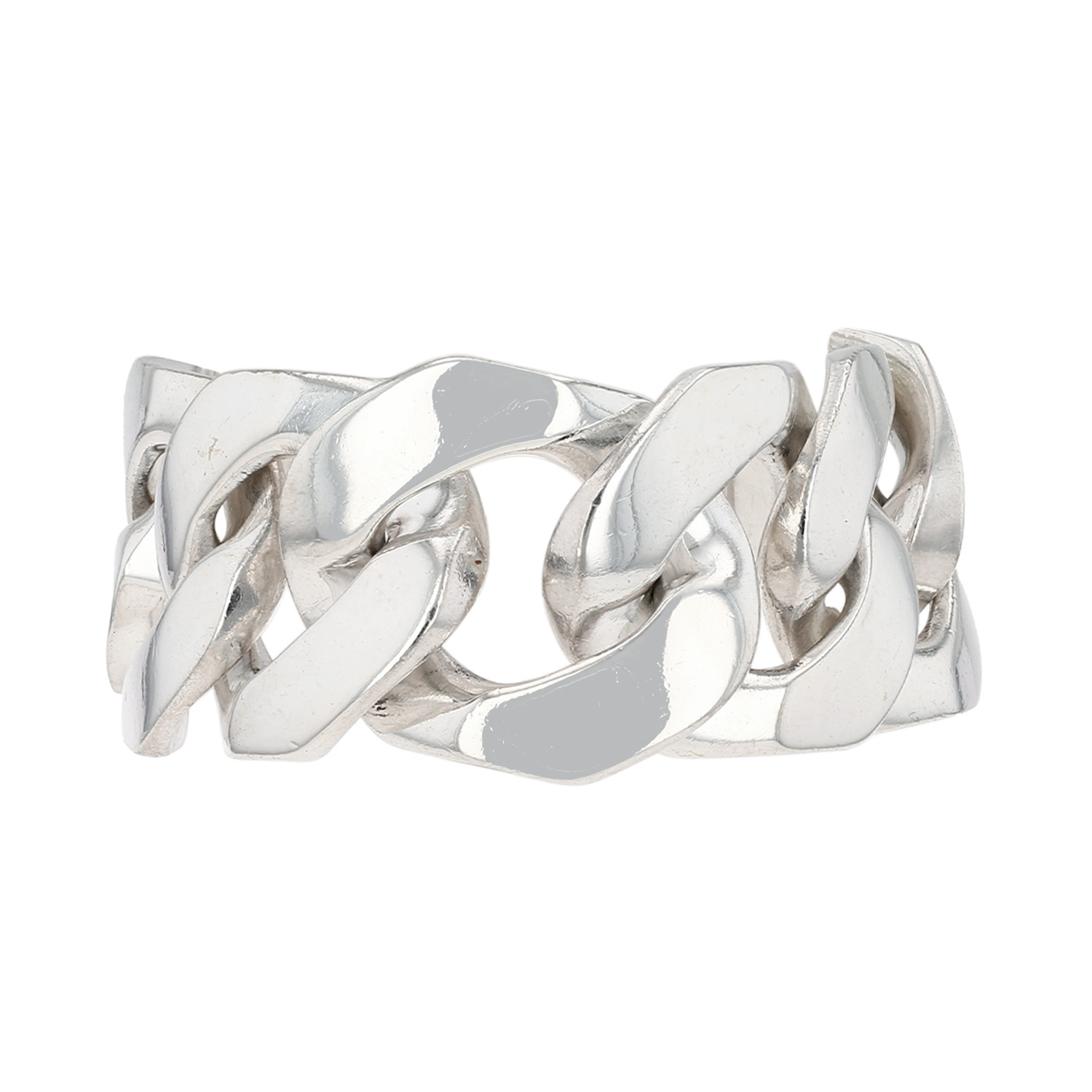 Hermès Boucle Sellier size XL bracelet in silver - Detail D1