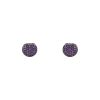 Boucheron Tentation Macaron earrings in white gold and amethyst - 00pp thumbnail