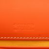 Bolso bandolera Goyard  Belvedère en tela Goyardine naranja y cuero naranja - Detail D2 thumbnail