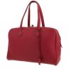 Hermès  Victoria handbag  in burgundy togo leather - 00pp thumbnail