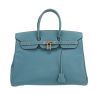 Bolso de mano Hermès  Birkin 35 cm en cuero epsom azul - 360 thumbnail