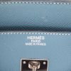 Bolso de mano Hermès  Birkin 35 cm en cuero epsom azul - Detail D2 thumbnail