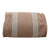 Hermès  Toto Bag - Shop Bag shopping bag  in brown canvas - Detail D1 thumbnail