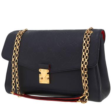 Borsa a tracolla Louis Vuitton  Saint Germain in pelle monogram con stampa blu marino