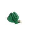 Bottega Veneta   clutch-belt  in green leather - Detail D9 thumbnail