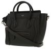 Borsa a tracolla Celine  Luggage Nano in pelle martellata nera - 00pp thumbnail