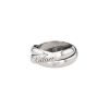 Cartier Trinity medium model ring in white gold - 00pp thumbnail