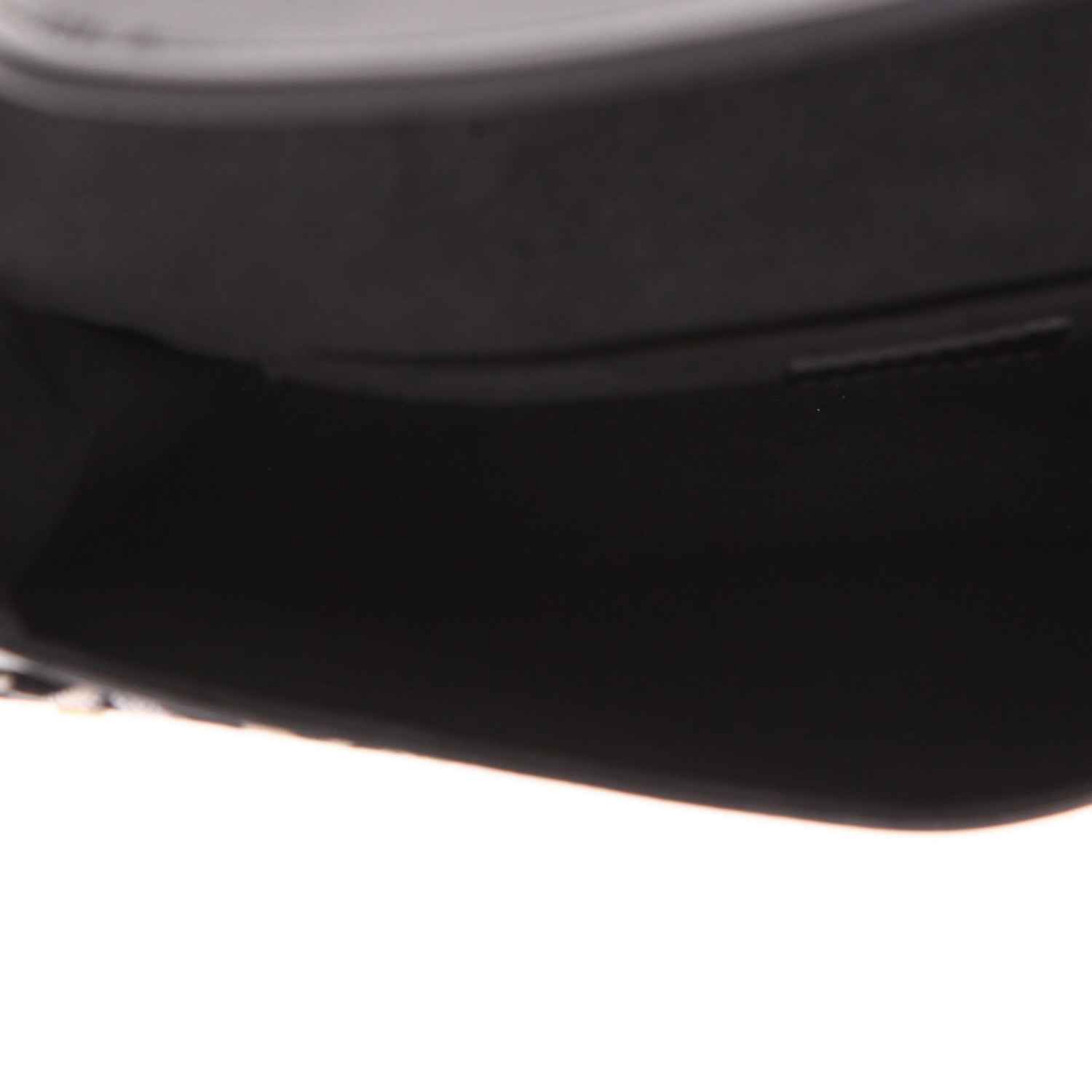 Louis Vuitton  Saumur Since 1854 shoulder bag  in black and grey monogram canvas  and black leather - Detail D3