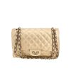 Bolso bandolera Chanel  Timeless Jumbo en cuero acolchado dorado - 360 thumbnail