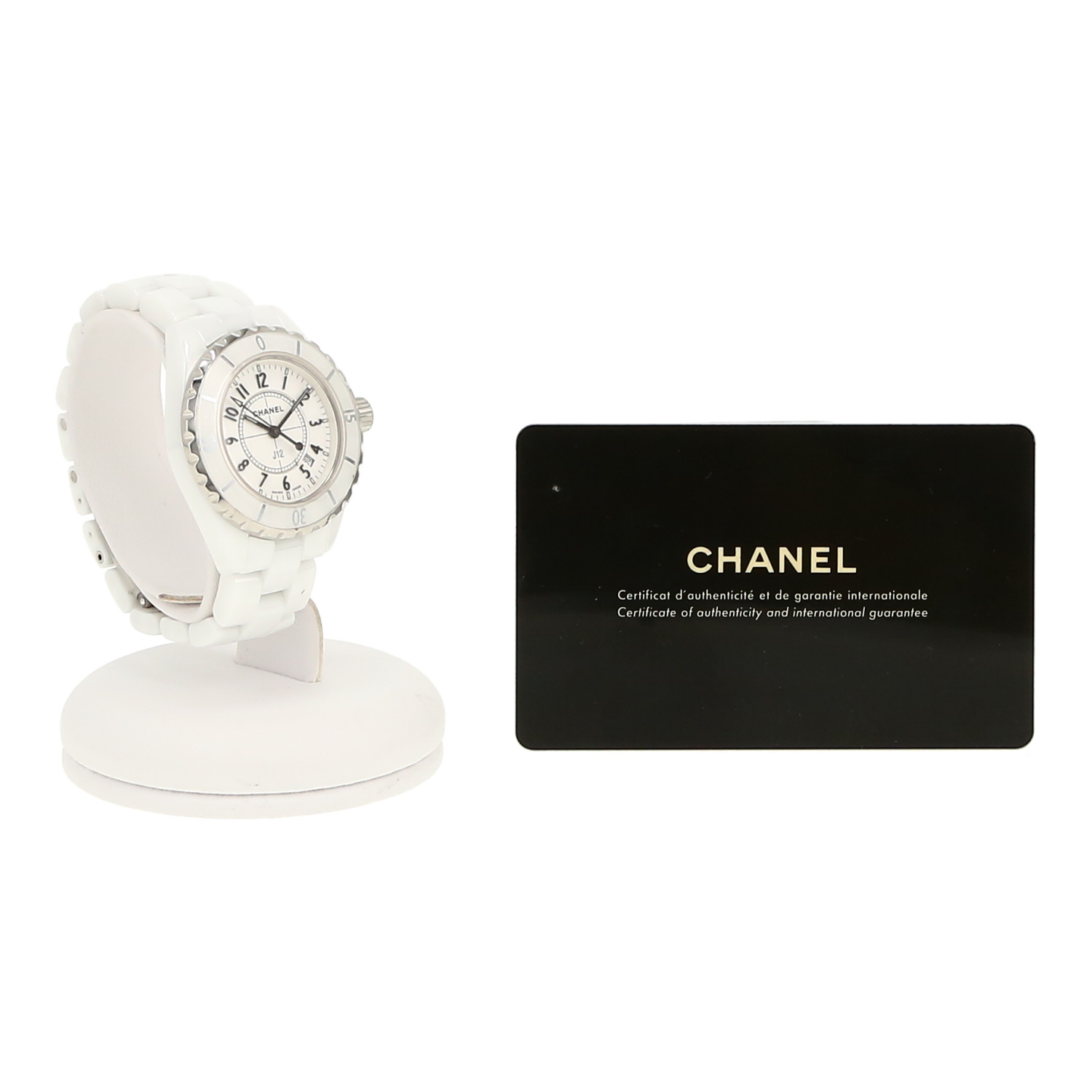 Chanel J12  in ceramic and stainless steel Ref: Chanel - H1628  Circa 2007 - Detail D2