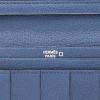 Hermès  Bearn wallet  in blue jean alligator - Detail D2 thumbnail