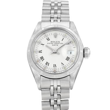 Orologio Rolex Lady Oyster Perpetual Date in acciaio Ref: Rolex - 6919  Circa 1975