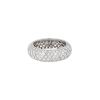 Bague bandeau en or blanc et diamants - 00pp thumbnail