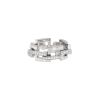 Half-articulated Mellerio Graphic small model ring in white gold and diamonds - 00pp thumbnail