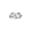 Half-articulated Mellerio Graphic small model ring in white gold and diamonds - 360 thumbnail