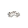 Half-articulated Mellerio Graphic ring in white gold and diamonds - 360 thumbnail