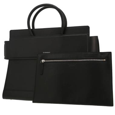 Bolso de mano Givenchy  Horizon en cuero negro