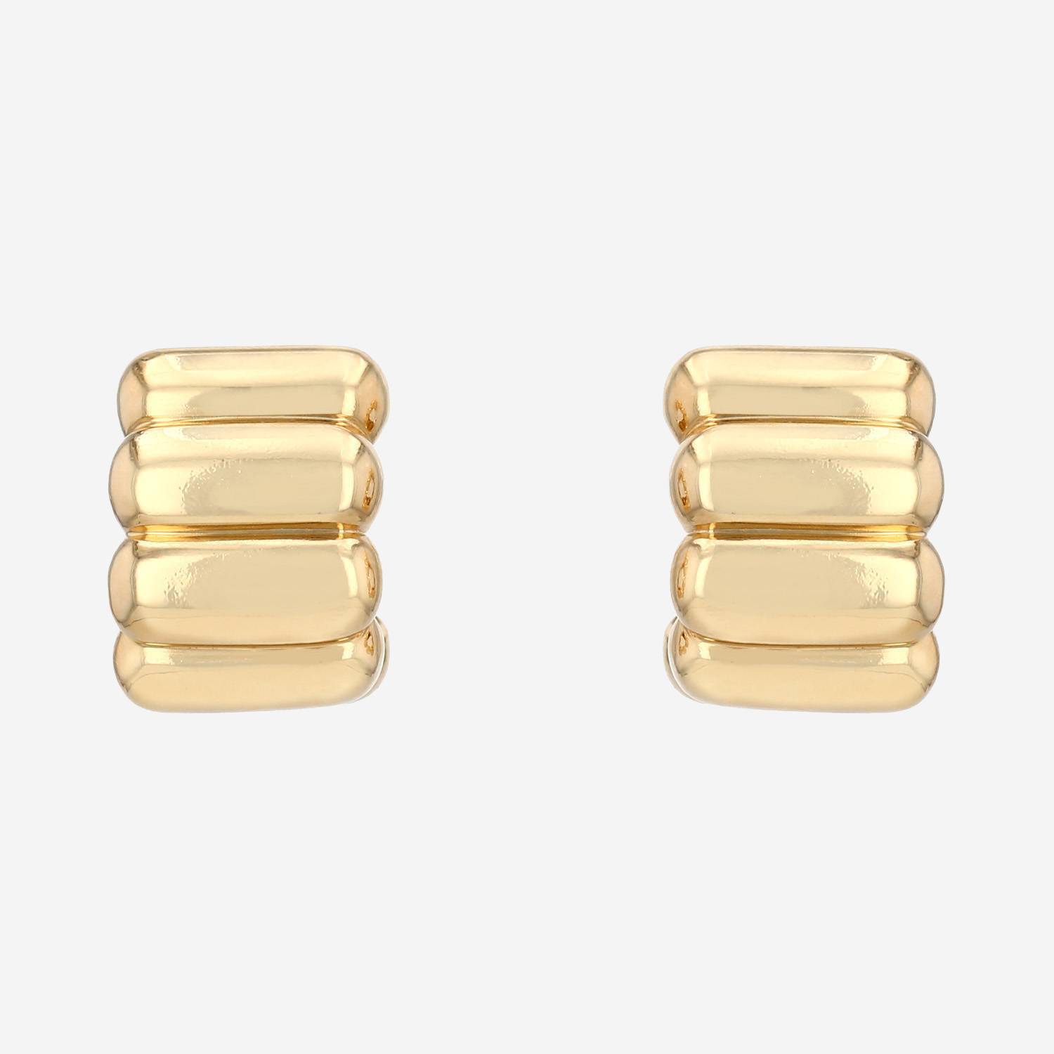 O.J. Perrin earrings for non pierced ears in yellow gold - 00pp
