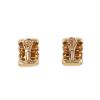 O.J. Perrin  earrings for non pierced ears in yellow gold - Detail D4 thumbnail