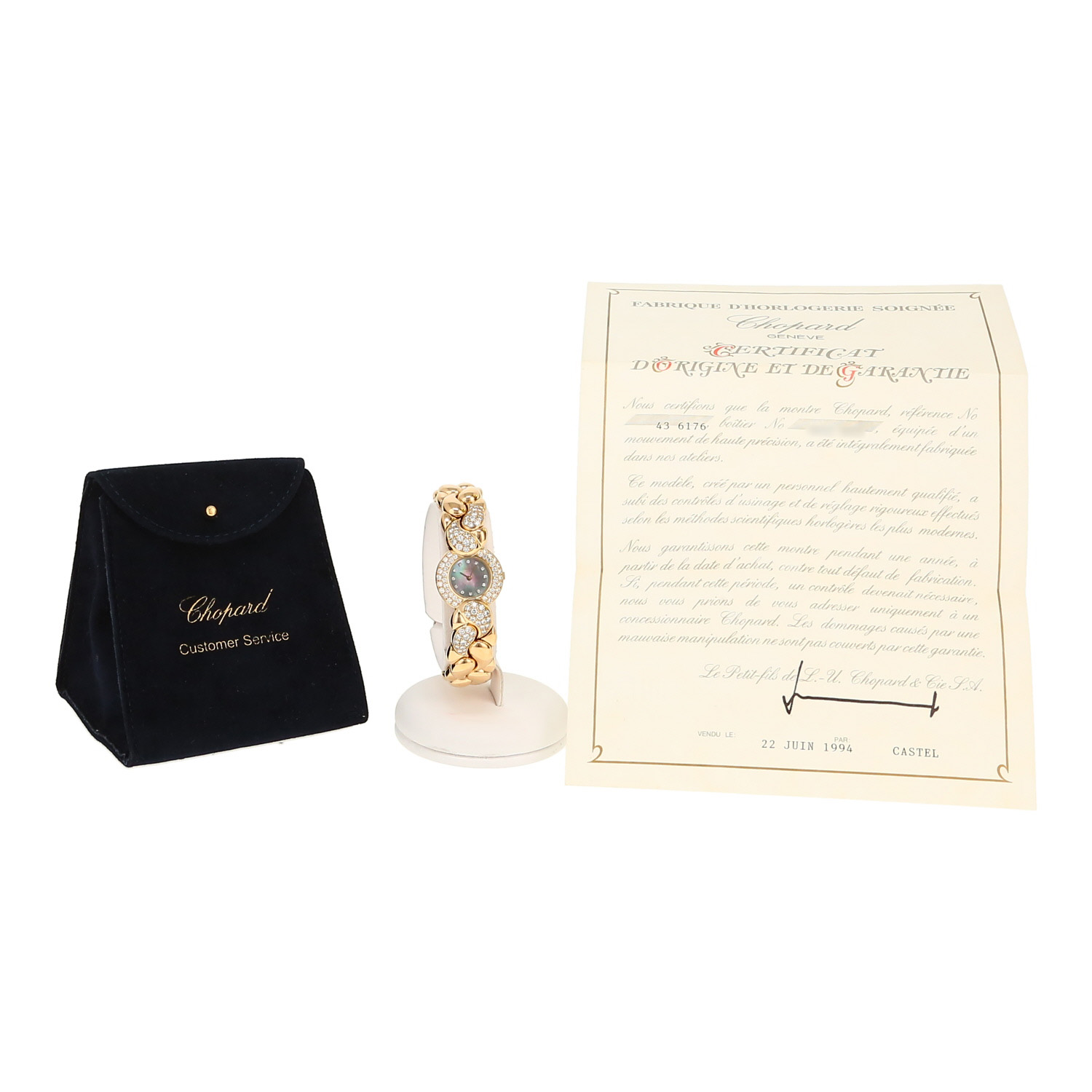 Chopard Casmir  in yellow gold Ref: Chopard - 43/6176  Circa 1990