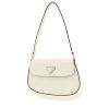 Bolso de mano Prada  Cleo en cuero blanco - 00pp thumbnail