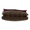 Louis Vuitton  Aurore shoulder bag  in brown monogram canvas  and burgundy leather - Detail D1 thumbnail