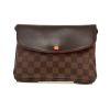 Borsa a tracolla Louis Vuitton  Aurore in tela a scacchi ebana e pelle marrone - 360 thumbnail