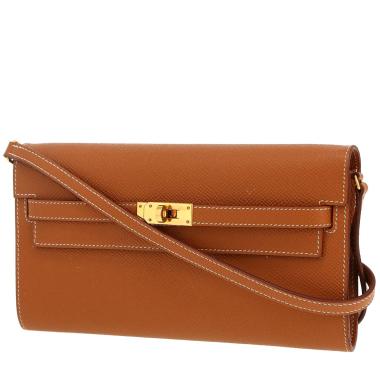 Borsa a tracolla Hermès  Kelly To Go in pelle Epsom gold