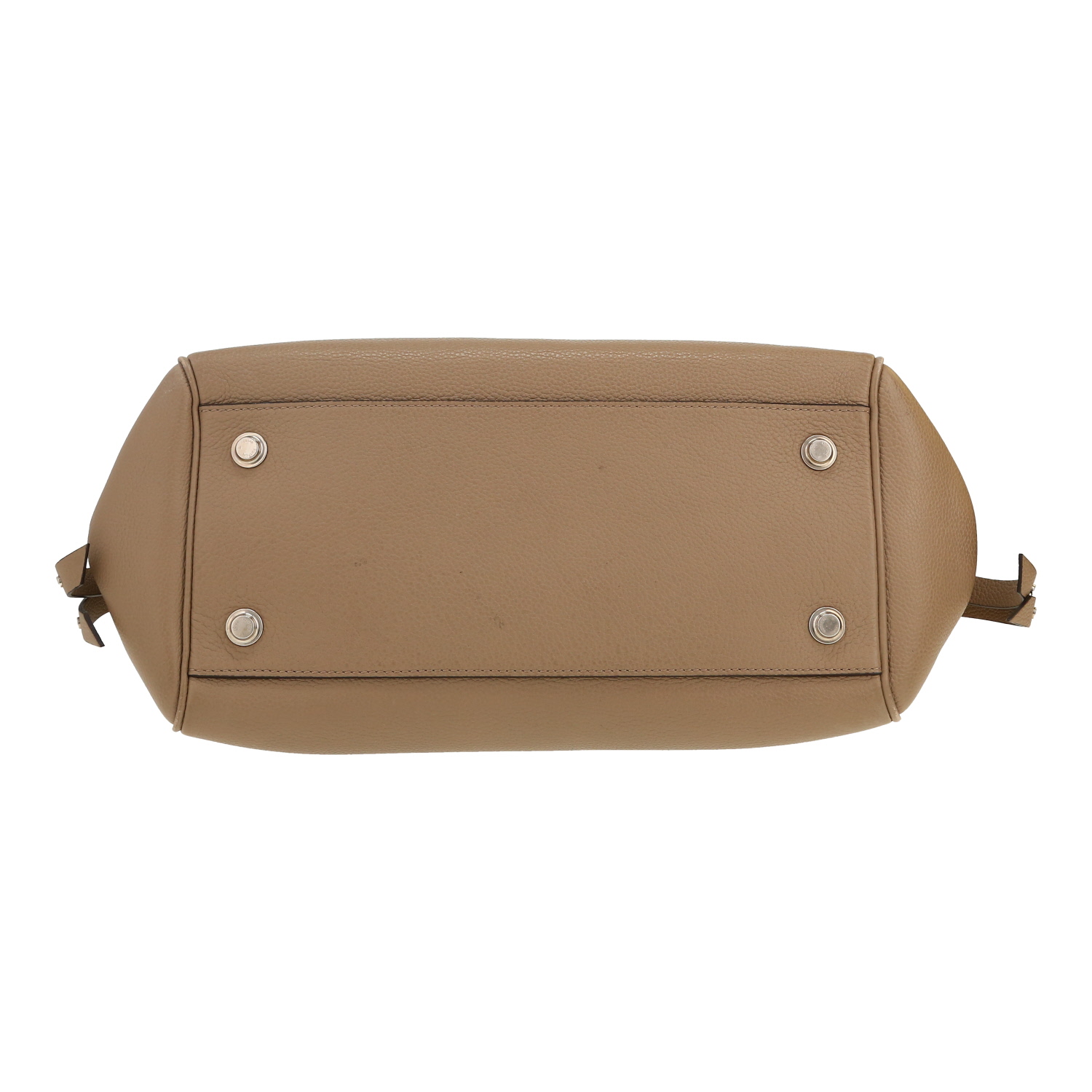 Borsa Louis Vuitton  Milla in pelle martellata color talpa - Detail D1