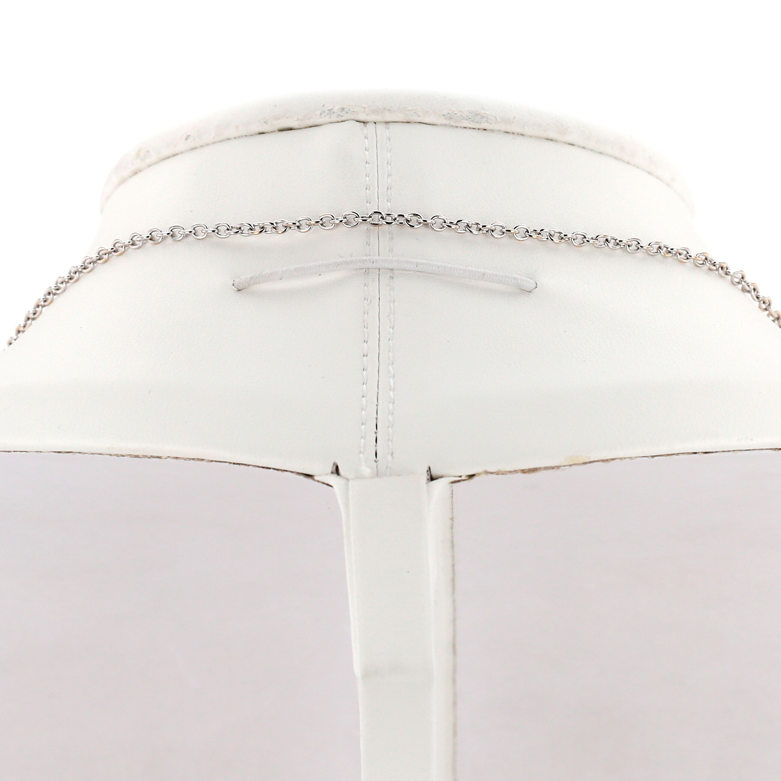 Collana lunga Vhernier Pirouette in oro bianco, diamanti e ebano - Detail D4