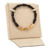 Vhernier Calla large model necklace in pink gold and ebony - Detail D3 thumbnail