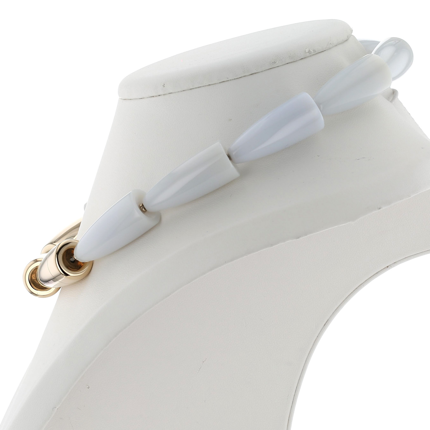 Collana Vhernier Calla in oro giallo e calcedonio - Detail D3