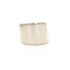 Vhernier Vague ring in pink gold and cacholong - 360 thumbnail