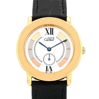 Orologio Cartier Must II (wtc) in vermeil Ref: Cartier - 18101  Circa 1990