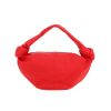 Bolso de mano Bottega Veneta  Double Knot en cuero rojo - 360 thumbnail