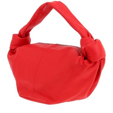 Bottega Veneta  Double Knot handbag  in red leather