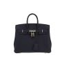 Bolso de mano Hermès  Birkin 25 cm en cuero togo azul oscuro - 360 thumbnail