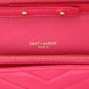 Borsa a tracolla Saint Laurent  Enveloppe in pelle martellata rosa - Detail D3 thumbnail