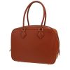 Hermès  Plume handbag  in brown grained leather - 00pp thumbnail