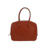 Hermès  Plume handbag  in brown grained leather - 360 thumbnail