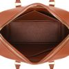 Hermès  Plume handbag  in brown grained leather - Detail D3 thumbnail