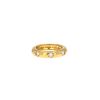 Zolotas Classics wedding ring in 22 carats yellow gold and diamonds - 360 thumbnail