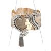Bracciale  Vintage  in oro giallo, platino e diamanti - 360 thumbnail