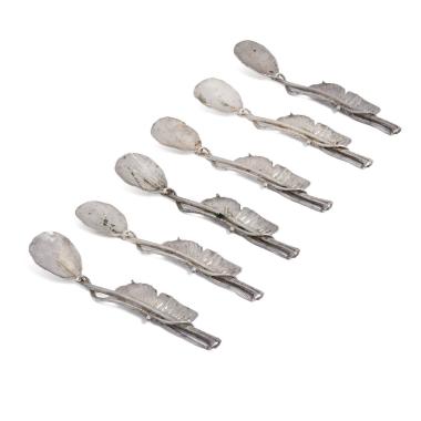 Claude Lalanne (1925-2019), 'Iolas Demitasse' spoons, set of six - 1966