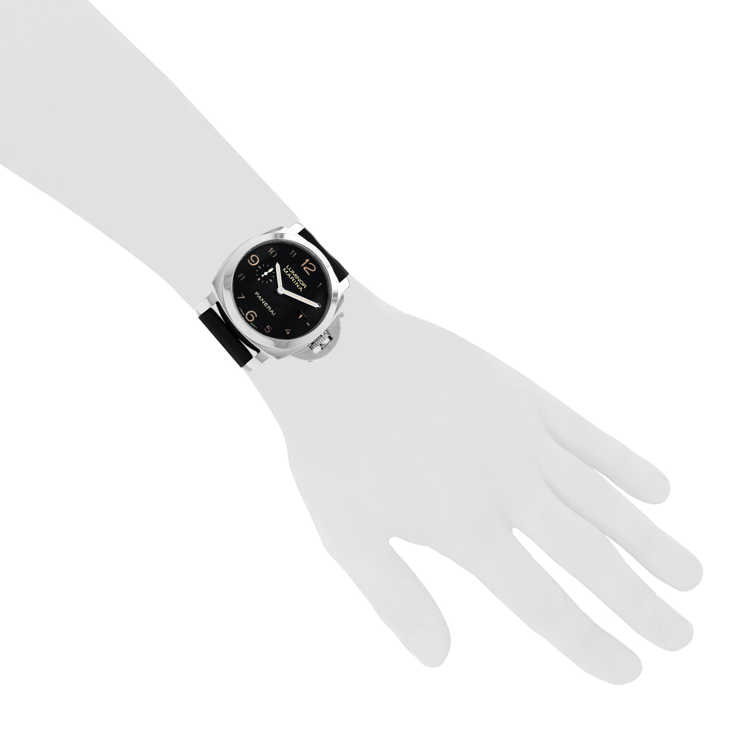 Panerai Luminor Marina 1950 3 Days Automatic  in stainless steel Ref: Panerai - OP6816  Circa 2010 - Detail D1