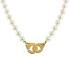 Dinh Van Menottes R15 necklace in yellow gold and cultured pearls - 00pp thumbnail