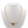 Dinh Van Menottes R15 necklace in yellow gold and cultured pearls - 360 thumbnail