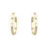 Paire de boucles d'oreilles Cartier Love en or jaune - 00pp thumbnail